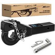 Nilight front view of pintle hitch showing durable forged steel and solid build benefit