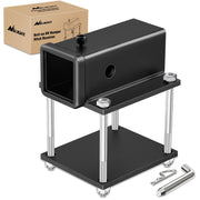 Nilight front view receiver mounted to bumper showing secure fit and compatibility