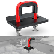 Nilight front view of red hitch tightener showing secure design and durable hold