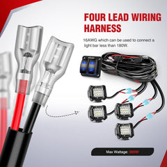 Nilight relay and inline fuse assembly showing protection and organized wiring benefit: safety
