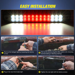 Nilight installed on Chevy truck rear improving brake signaling