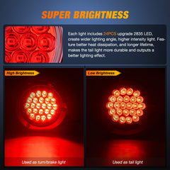 Nilight close-up of 24 SMD LEDs highlighting even brightness and reliability