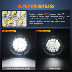 Nilight LED array detail showing 24 SMD 2835 chips for high output and reliability