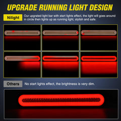 Nilight illuminated on trailer at night demonstrating enhanced safety