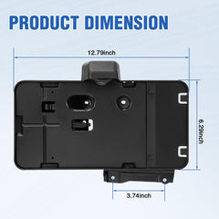 Nilight back mounting detail showing screw points and direct-fit benefit