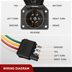 Nilight adapter mounted on a hitch illustrating secure bracket installation benefit