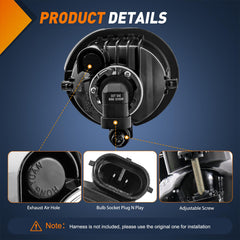 Nilight fog lights mounted on Toyota Matrix demonstrating road visibility