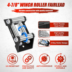 Nilight installed on UTV winch demonstrating improved cable alignment and safer recovery