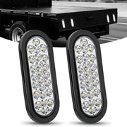 Nilight front view of oval 24-LED light showing clear lens and bright output benefit