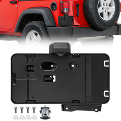 Nilight front view of rear license plate holder showing clean fit and protection
