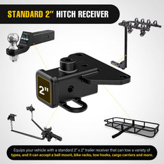 Nilight receiver with protective cover installed keeping debris out and neat look