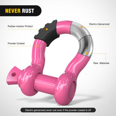 Nilight rubber isolator close-up reducing rattle and protecting vehicle paint during use