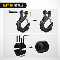 Nilight safety latch mechanism closeup, prevents accidental release benefit