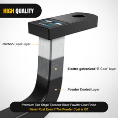 Nilight side profile showing 5-inch rise for better trailer leveling