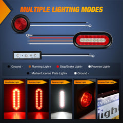 Nilight close-up of 2-inch round side marker lamp showing compact visibility