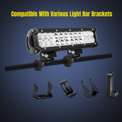 Nilight bracket beside ruler showing compact dimensions for easy fitment