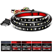 Nilight front view of 60-inch light bar showing full-length visibility benefit