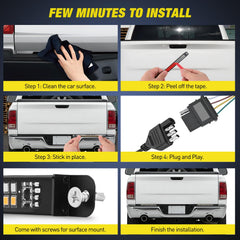 Nilight mounted on a truck tailgate demonstrating improved rear signaling and safety