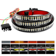 Nilight TR-04 front panel showing full 60-inch LED array for improved rear visibility