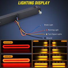 Nilight smoked polycarbonate lens detail protecting LEDs in weather
