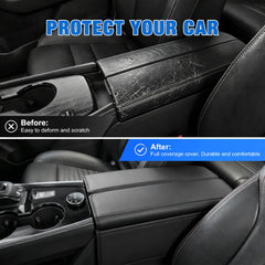 Nilight armrest with pet standing showing protection from claws