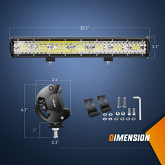 Nilight ZH409 close-up of reflector cups improving light dispersion