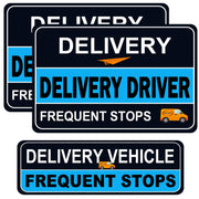 NIMONA front view on car door showing clear delivery message and improved visibility