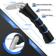 NINEMAX metal insert detail demonstrating sturdy latch engagement benefit