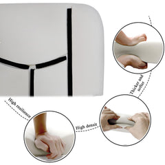 NLQR side profile showing foam dimensions and contour for accurate seat restoration