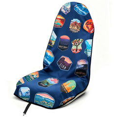NNG front seat towel cover front view protecting upholstery