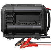 NOCO AIR20 front view showing compact design and quick access controls for fast inflation