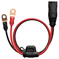 NOCO GC002 front mount showing lie-flat design and tidy connection benefit