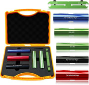 Noliven front of kit showing six-piece hinge adjustment set and case for easy transport