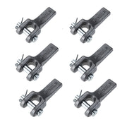 NORJIN front view of six forged chain retainers showing durable design and reliability