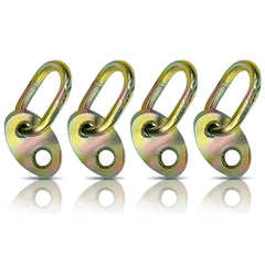 NOVINO front view of four lifting brackets showing sturdy construction and quick identification