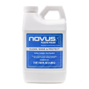 Novus 7050 front label on 64 ounce bottle showing product identity and use benefits