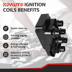 NPAUTO coil pack side connector detail ensuring correct electrical connection