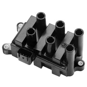 NPAUTO coil pack front view showing robust housing and fit for V6 engines