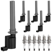 NPAUTO front packaging showing full 6-coil and 6-plug kit ready for installation benefit reliability