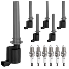 NPAUTO front packaging showing full 6-coil and 6-plug kit ready for installation benefit reliability