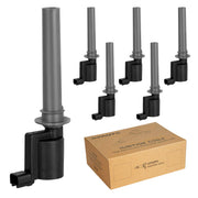 NPAUTO front view of six ignition coils showing complete replacement set and reliability