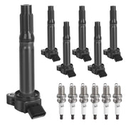 NPAUTO front view of coil and plug kit shows complete replacement convenience