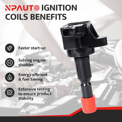 NPAUTO coil close-up terminal view highlighting durable connection benefit