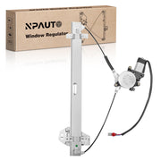 NPAUTO rear driver regulator front view showing mounting points and fit benefit