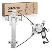 NPAUTO rear left regulator front view showing fit and mounting for easy replacement