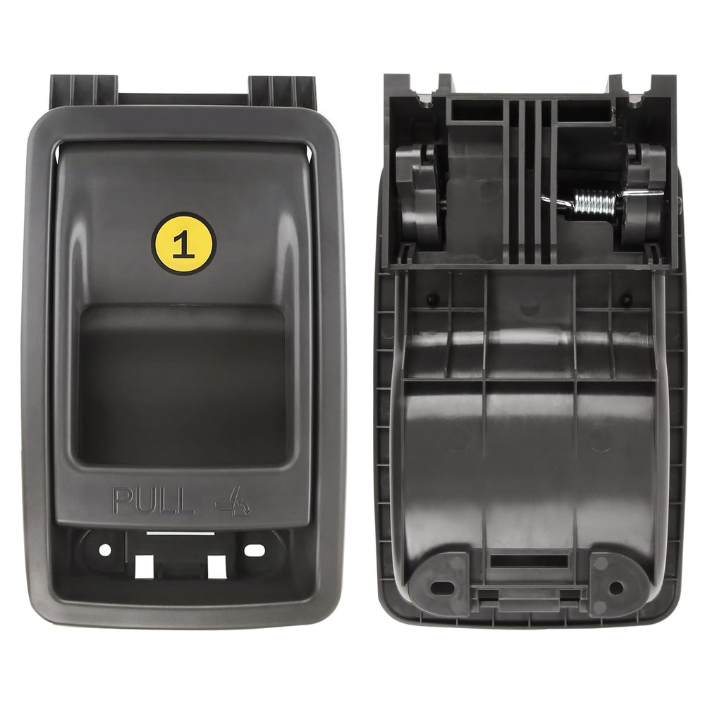 Ntoauto front view of seat release handle showing factory fit and restore function