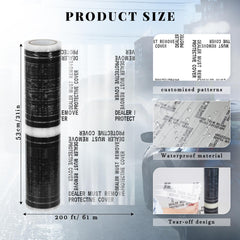 Nuanchu perforation detail every 24 inches for fast tearing