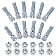 NUANJUYU front packaging showing 12 studs and 12 nuts, clear kit identification and fitment