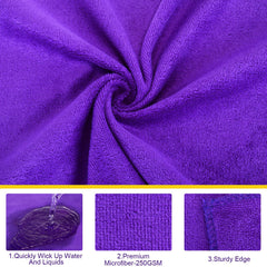 Nuenen close-up of microfiber weave highlighting soft, absorbent texture
