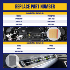 NuFlySic cabin air filter CF11183 front view showing clean pleats for fresher cabin air